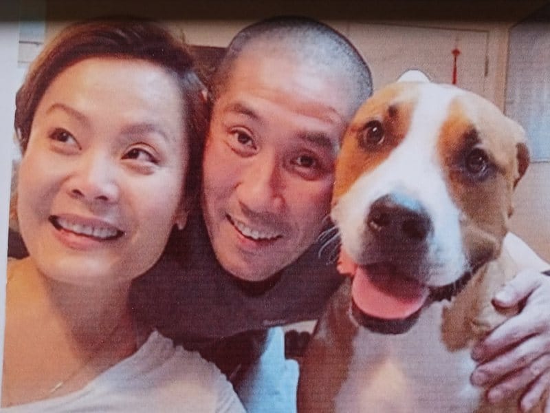 Jay with family and their dog