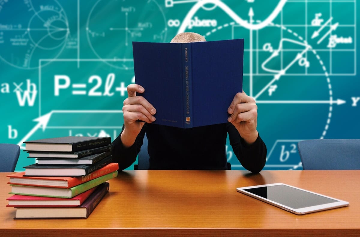 A student writing an IB assessment