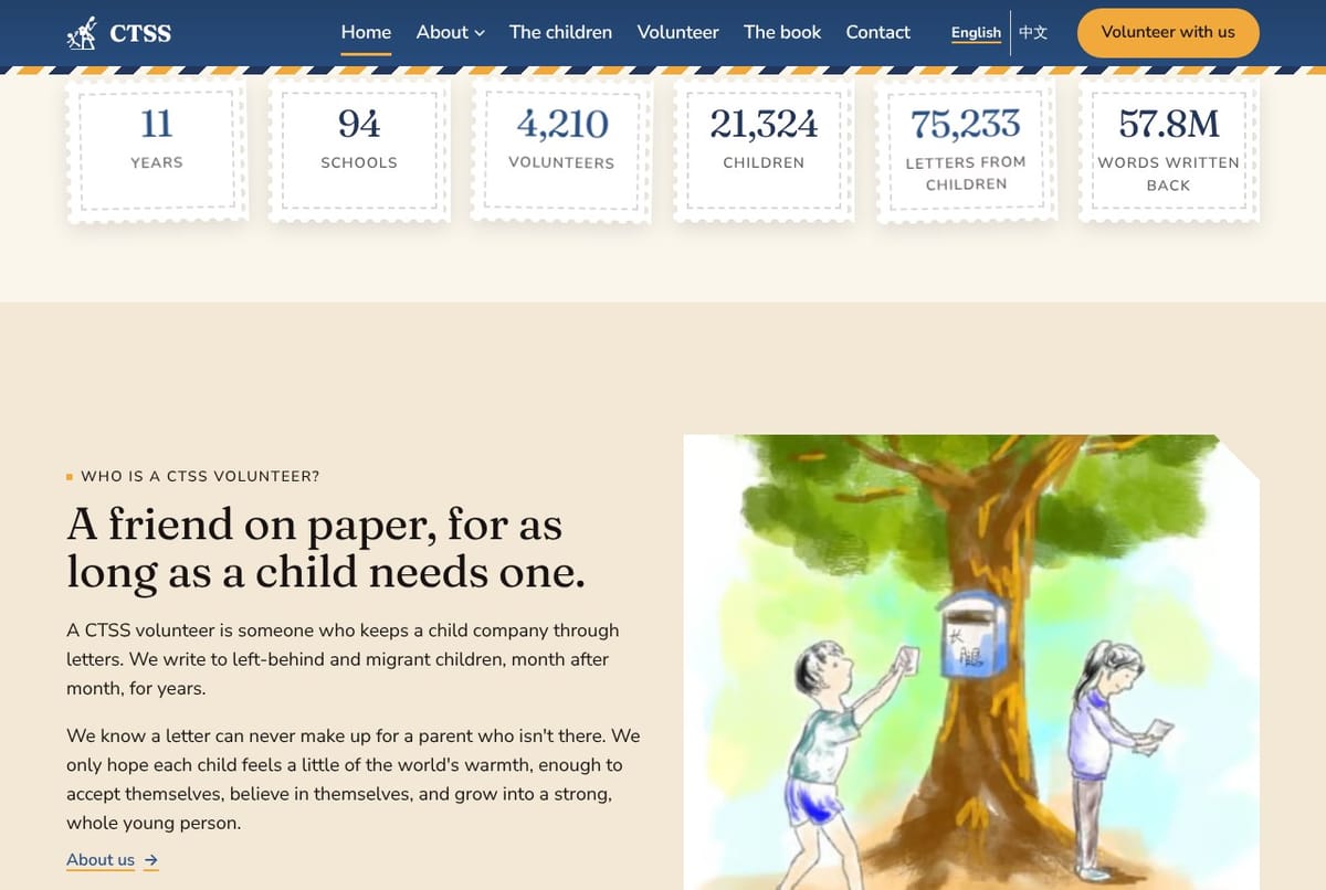 The CTSS home page on a laptop