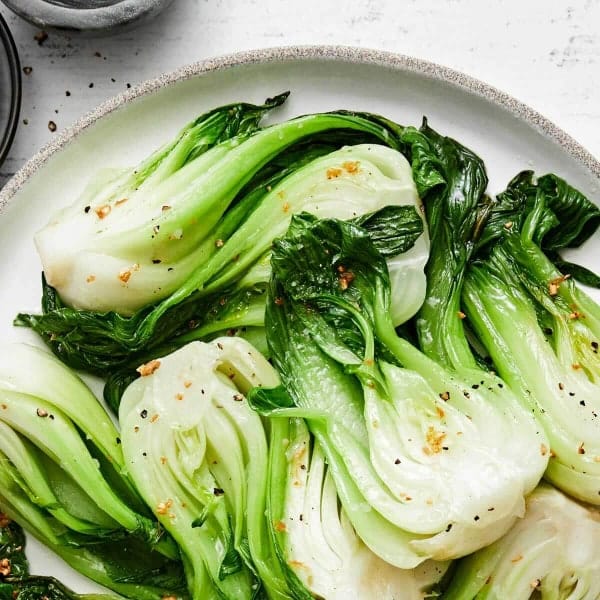 Garlic and ginger bok choy (素炒青菜)